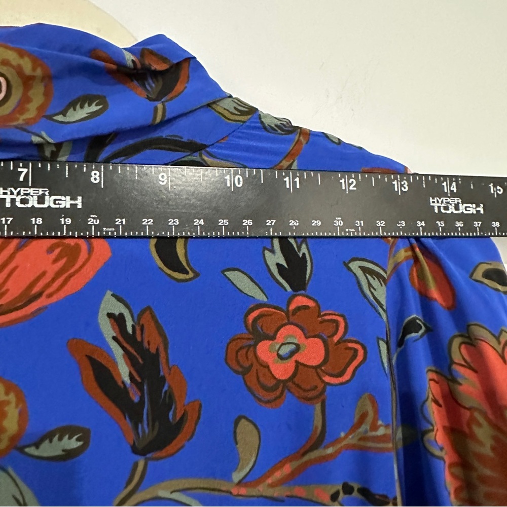 RHODE Blue Floral Mini Dress - Picture 6 of 14
